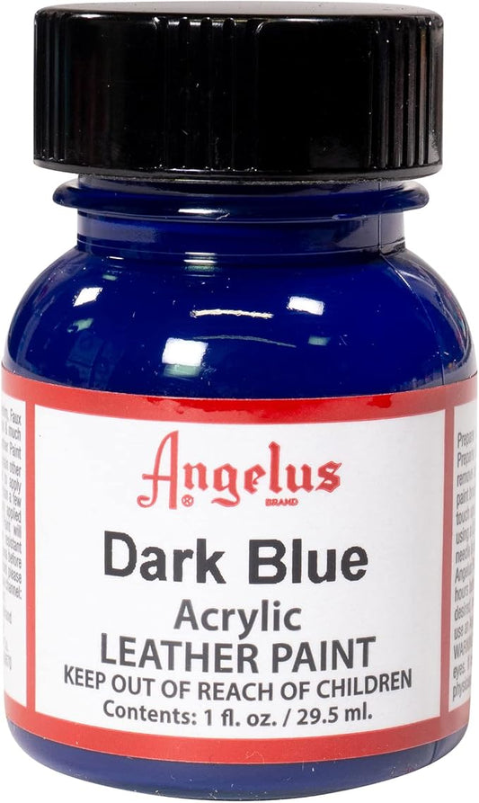 Angelus Acrylic Leather Paint, 1 oz, Dark Blue