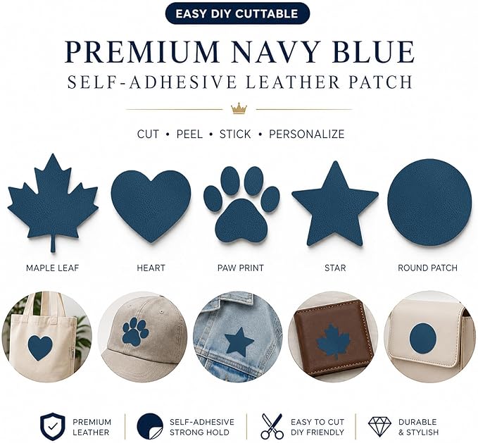 Leather Repair Patch for Couches Self-Adhesive Leather Repair Tape kit for Furniture Sofa Vinyl Car Seats Couch Chairs Shoes Down Jackets (Blue, 3.9X79 inch)