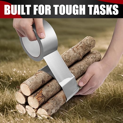 Navona Heavy Duty Duct Tape 20 Pack, 2 Inch x 400 Yards Gray Waterproof Multipurpose Tape, Strong Adhesive No Residue, Easy Tear by Hand for Home & Outdoor Repairs