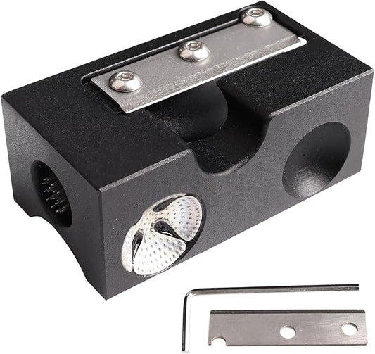 GSE Games & Sports Expert Billiard Pool Cue Tip Tool, Stick Scuffer/Shaper/Aerator/Joint Protector Tool, Billiard Accessories
