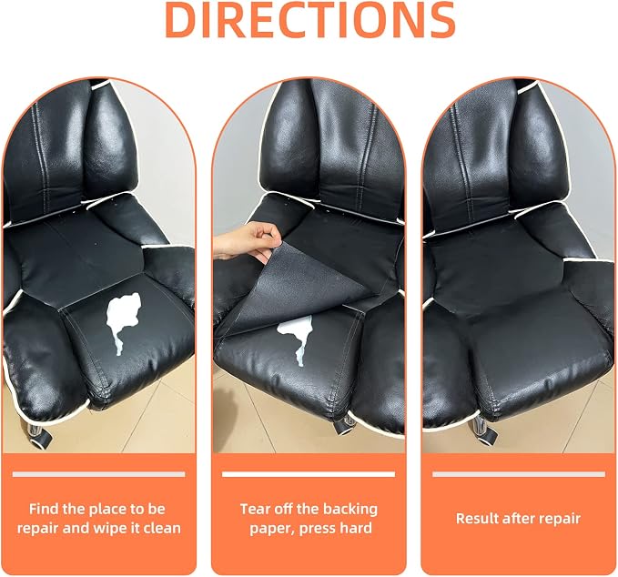 DXBULL Large Leather Repair Patch 35.4x78.7 inch Repair Tape Self-Adhesive for Furniture Sofas Car Seats Chair Couches Handbags Jackets Decorative Home Hotel Wall (Coffee)