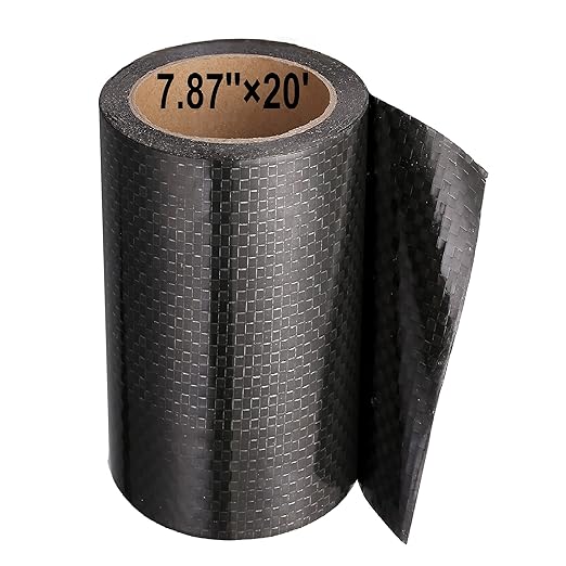 PlusRoc RV Underbelly Material RV Underbelly Tape Waterproof Flex Belly Tape with Permanent Sealing Adhesive for Mobile Home, Camper Travel Trailer, Tear Repair Patch(7.87'' x 20')