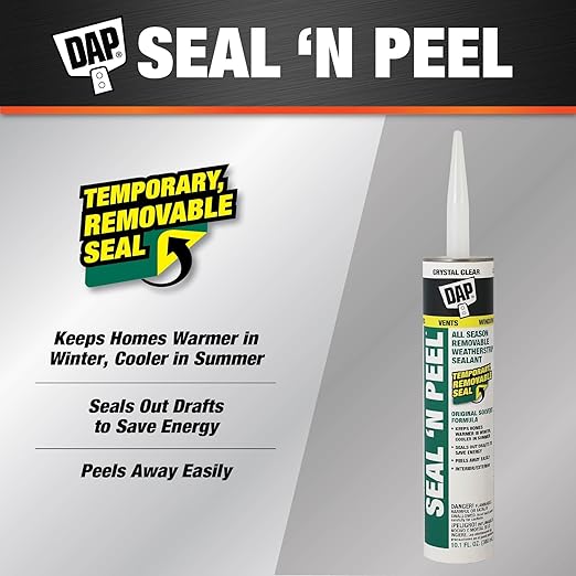 Seal 'N Peel Removable Caulk