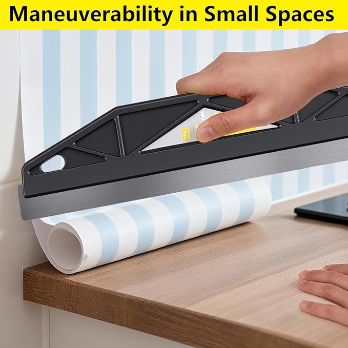 12-Inch Paint Edger & Trim Guard | Stainless Steel Straight Edge Tool | Painters Tape Alternative | Creates Crisp, Clean Pro-Grade Lines on Walls & Ceilings
