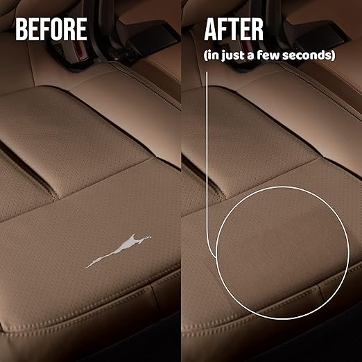 MastaPlasta Original Self-Adhesive Leather Patches for Furniture Repair - Green 11" x 8" (28 x 20 cm). Upholstery-Quality Patch for Leather Chair, Leather Patch for Car Seat Repair