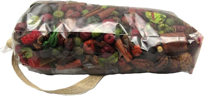 Shoots, Roots & Leather Boots Barnyard Apple Cinnamon Botanical Handcrafted Potpourri – 5 Cup Bag with 5ml Starter Refresher Oil – Rustic Bowl Filler Fragrance