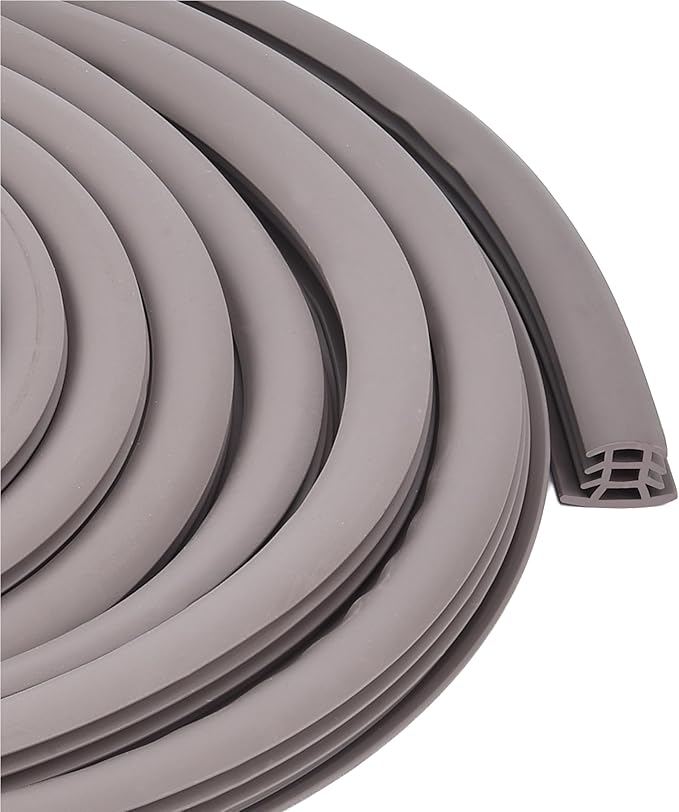 Flexible EPDM Rubber Strip (10 ft Long x 3/4 inch Wide) - Concrete Crack Repair & Replacement, Weather & Aging Resistant Expansion Joint Filler for Driveways, Sidewalks