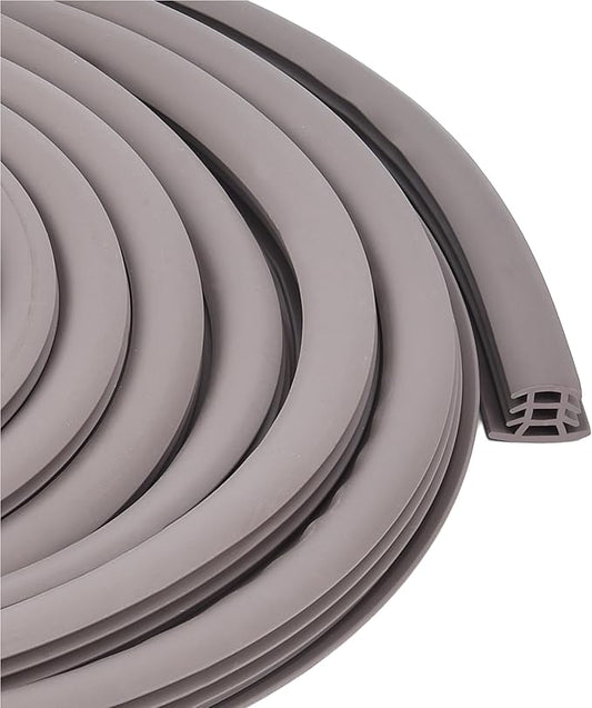 Flexible EPDM Rubber Strip (25 ft Long x 3/4 inch Wide) - Concrete Crack Repair & Replacement, Weather & Aging Resistant Expansion Joint Filler for Driveways, Sidewalks