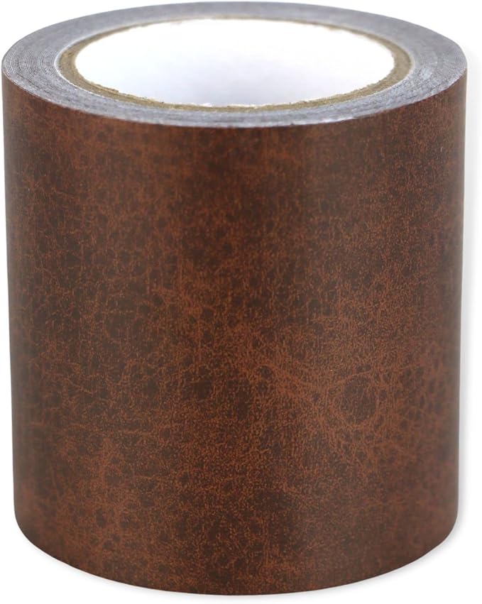 FindTape Artificial Wood & Leather Tape: 2-1/4 in. x 15 ft. (Dark Mahogany)