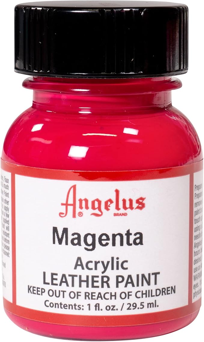 Angelus Acrylic Leather Paint 1oz Magenta