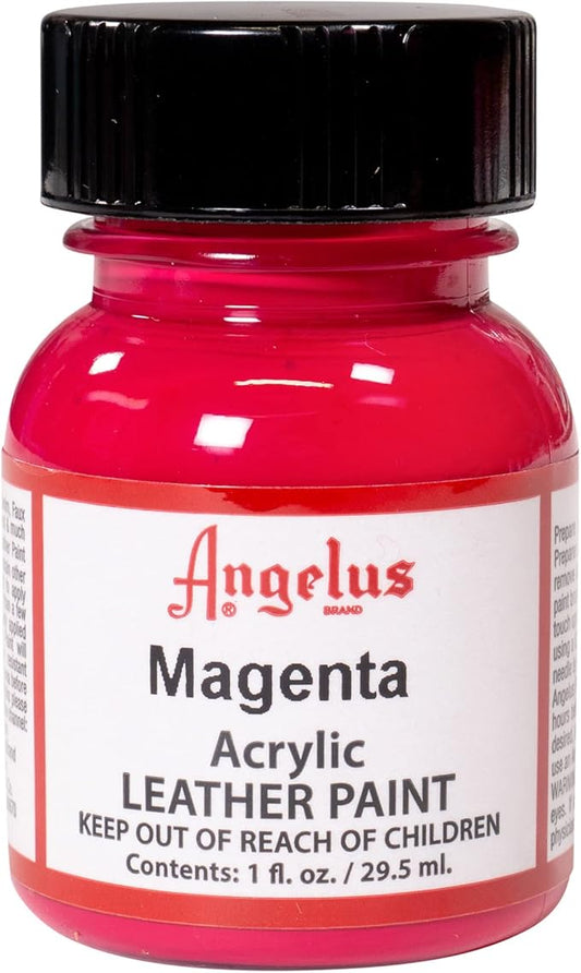 Angelus Acrylic Leather Paint 1oz Magenta