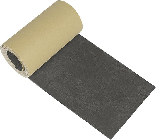 NPBAG Leather Repair Patch Kit 4 x 50 Inches, Self-Adhesive Leather Tape Upholstery Vinyl Sticker for Couches, Sofa, Furniture, Car Seats, Bags, Jackets (Crazy Horse)