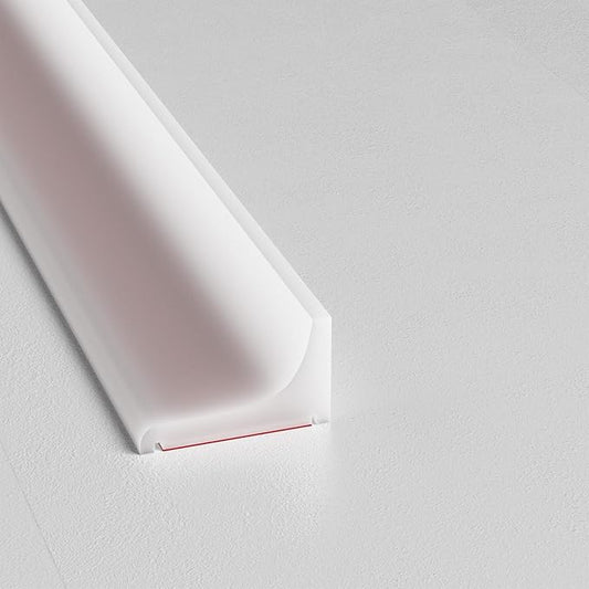 Silicone Shower Threshold Water Dam, Kitchen Sink Splash Guard, Shower Barrier Water Dam(118inch)