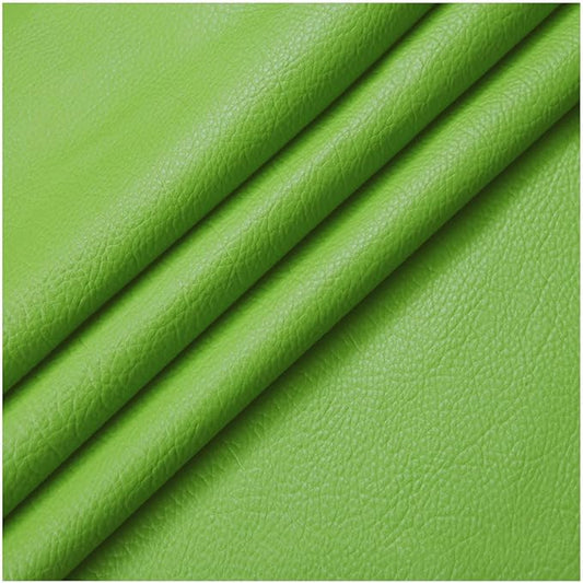 Self Adhesive Leather PU Fabric Leather Repair Patch 100x138cm Multicolor Available Anti Scratch Leather Tape Upholstery Vinyl Sticker for Couch Sofas Furniture Drivers Seat(Green)