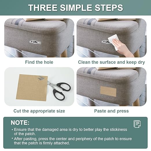 Linen Canvas Repair Tape, 4×63 Inches Yellow Waterproof Self-Adhesive Patch for Outdoor Gear, Durable Fabric Tape for Boat Covers, Couch,Tents, Sofas, Sun Shades, Awnings, and Lounge Chairs