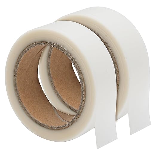 Tent Seam Tape, 2 Rolls, Total 131 Feet, Waterproof Tent Tape Repair, Iron On Hot Melt Seam Sealing, Clear Fusible Adhesive Tape for Fabric, Outdoor Camping Gear, Awning, Raincoats & Sportswear