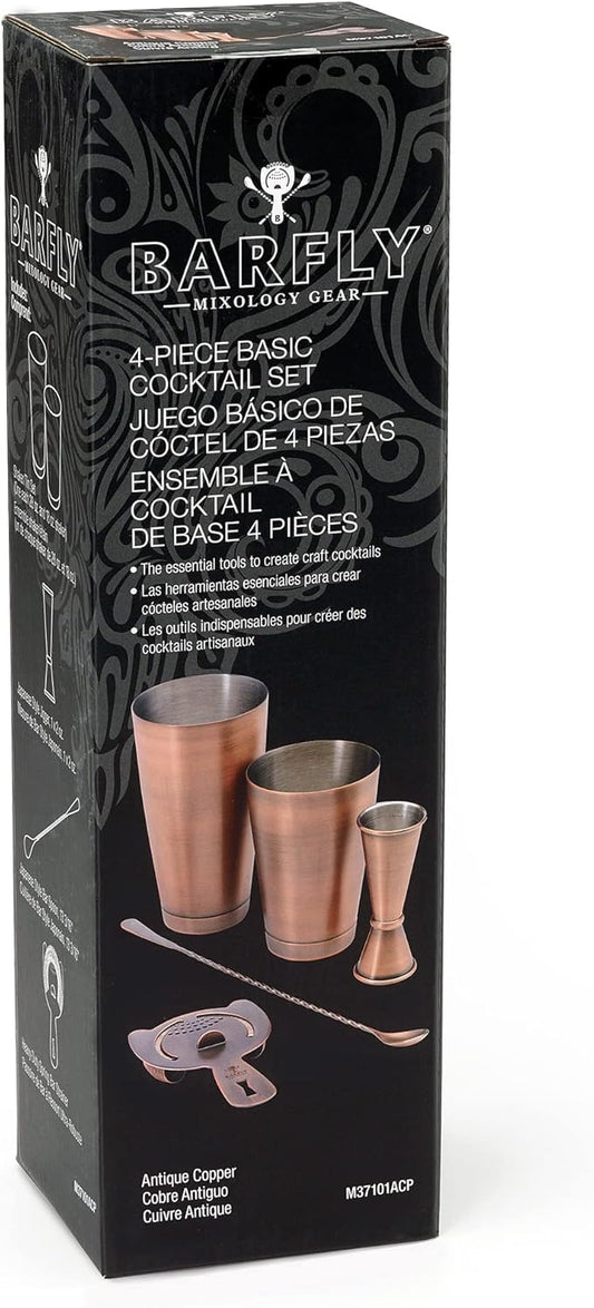Barfly M37101ACP Basic Set, Antique Copper, 5-Piece