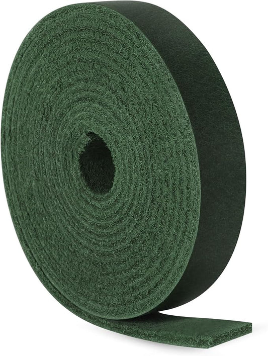 Ringsun 1/2 Inch Wide Flat Leather Straps for Crafts, Full Grain Leather Strips Cord String for Crafts, Tooling (2mm Thick 72.5 Inches Long Green)