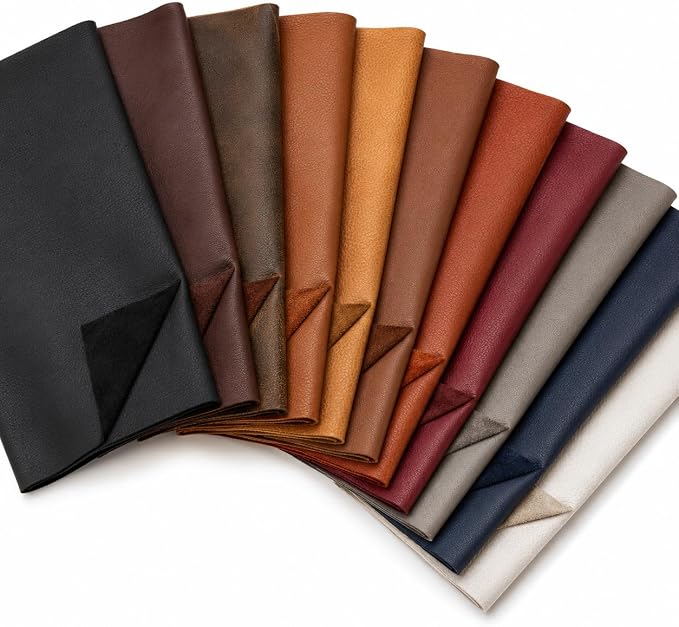 REED Leather HIDES - Cow Skins (100 Square Foot, Light Brown) | Arts and Crafts