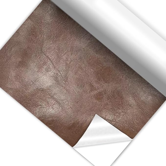 8x47 Inch Leather Repair Tape,Self Adhesive Leather Patches for Furniture,Vinyl Repair Kit for Couches,Bed,Car Seats,Chair (Brown)