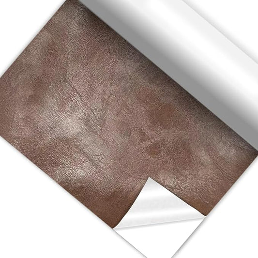 8x47 Inch Leather Repair Tape,Self Adhesive Leather Patches for Furniture,Vinyl Repair Kit for Couches,Bed,Car Seats,Chair (Brown)