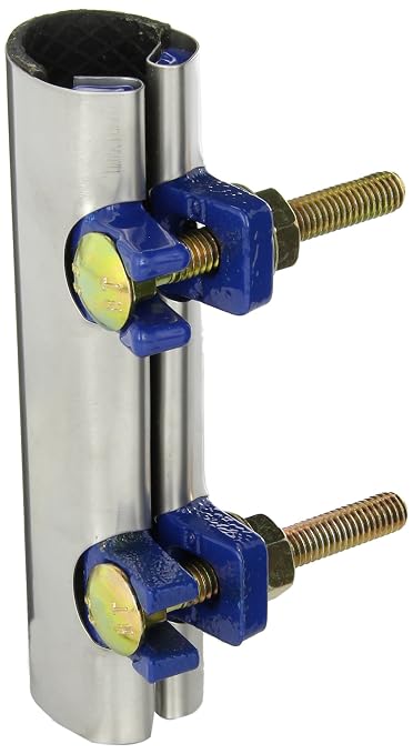 Smith-Blair - 24500013206000 Stainless Steel Repair Clamp, Redi-Clamp, Carbon Steel Bolt, 2 Bolts, 6" Length, 1" Pipe Size