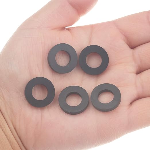 Propane Gas Adapter O-Rings, 10Pcs Propane Tank Gasket, Soft Rubber O-Ring (OD. 0.716Inch, ID. 0.4Inch), Leakage-Proof Gasket for Propane Gas Hose, Pipe Connectors, Fittings, Valves, Regulators