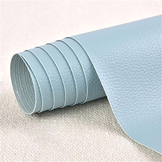 Large Leather Repair Patch for Couches 25 x 30 cm Leather Repair Tape Self,Repair Patch Self Adhesive Waterproof for Couches, Furniture, Kitchen Cabinets, Car Seats Baby Blue