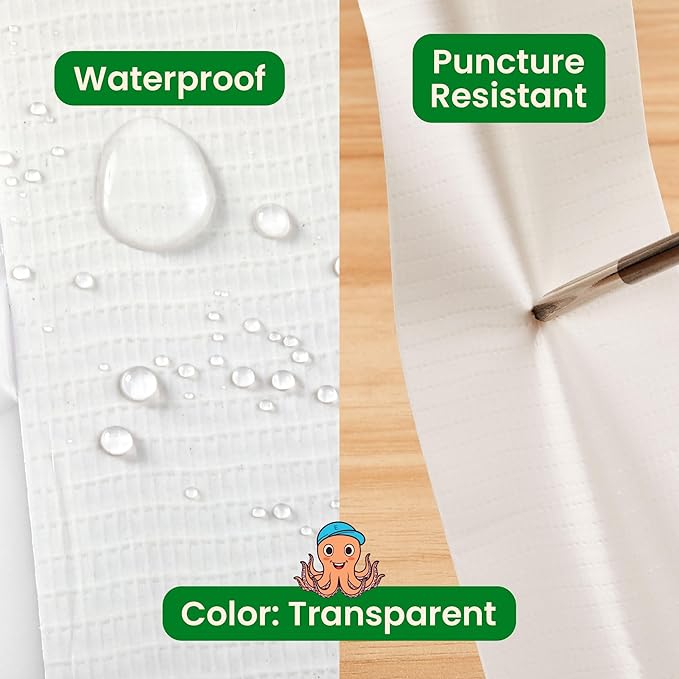 ECOHomes Window Weather Sealing Tape | Winter Weather Stripping Tape to Block Cold Drafts Through Window Gaps and AC Units, Insulation Seal and Draft Blocker for Home (4 Inch by 90 FT, White)