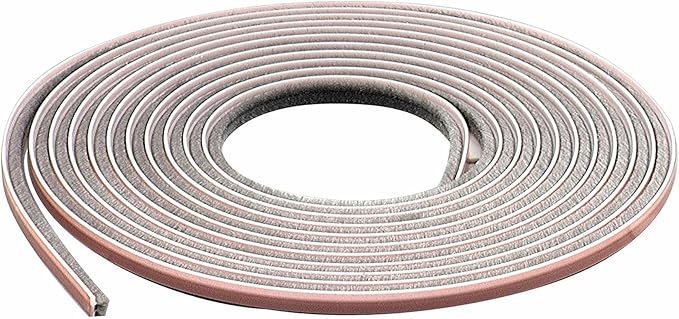 M-D Building Products, Gray 04267 M-D Epdm Adhesive Weather-Strip, 1/4 in W X 17 Ft L X 7/32 in H, 1 Pack