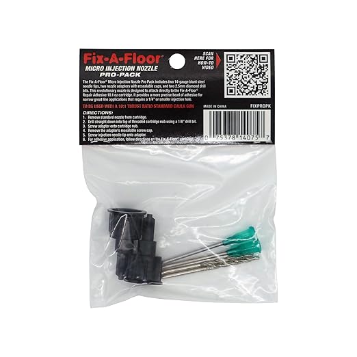 Fix-A-Floor Micro Injection Nozzle Pro Pack