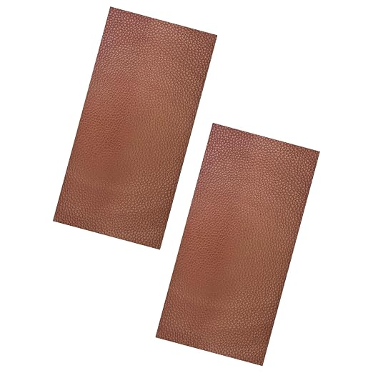 Brown Self-Adhesive Leather Repair Patch Tape Kit, 8 x 4 Inch Waterproof & Scratch-Resistant Leather Patches for Car Seat, Furniture, Couch, Sofa, Office Chair, Vinyl Repair Tape Kit