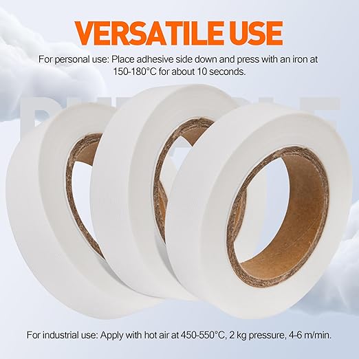 TPU Seam Sealing Tape – Waterproof Heat-Seal Fabric Repair Tape for Tents, Outdoor Gear, and Apparel, 0.79 in x 10.94 yd, White