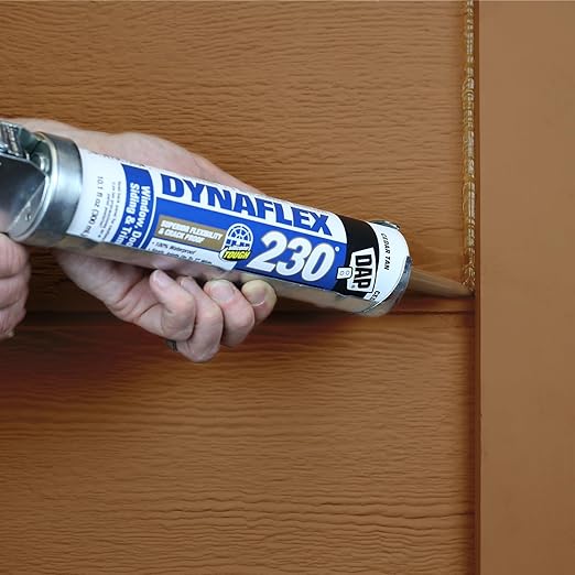 DAP Dynaflex 230 Premium Elastomeric Sealant, Cedar Tan, 10.1 Oz (7079818412)