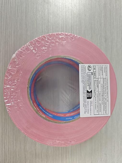 Pink Heavy Duty Duct Tape, 1 Inch x 55 Yards, Industrial Grade Waterproof & UV Resistant, Strong Adhesive for Indoor Outdoor Repairs, Crafts, Home Improvement, Moving Packing and DIY Projects