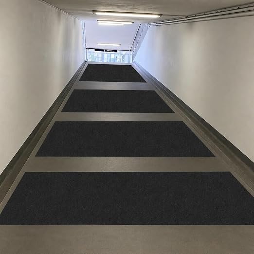 Extra Wide 24in x 20ft Black Anti Slip Tape, 80 Grit Waterproof Non Skid Grip Tape Roll for Ramps, Decks, Boat Decks, Warehouse Floors, Garages, Indoor & Outdoor Use