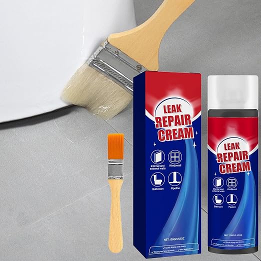 3pcs Leak Repair Waterproof Sealant | Leak Repair Cream | Instant Waterproof Sealant Long Lasting Coating for Roofs Pipes Crack | Canned Filler Cream for Drainpipes and Gutter Interior Exterior