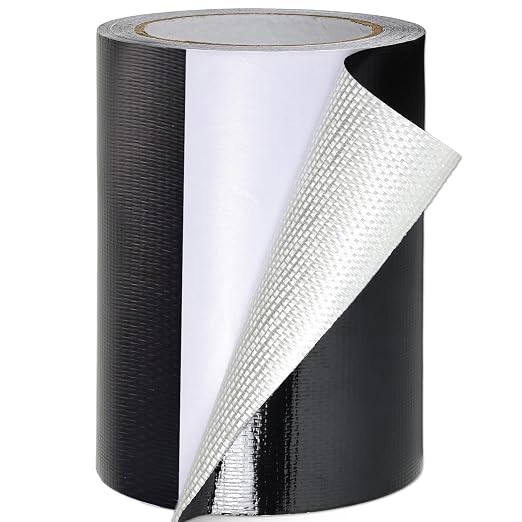 YINTTIAN 6 Inch RV Underbelly Tape, Heavy Duty Waterproof Heat-Resistant | Outdoor Repair Patch for Awning, Tarp, Sail and Boat Cover, Permanent Seam Tape for RV Camper Mobile Home