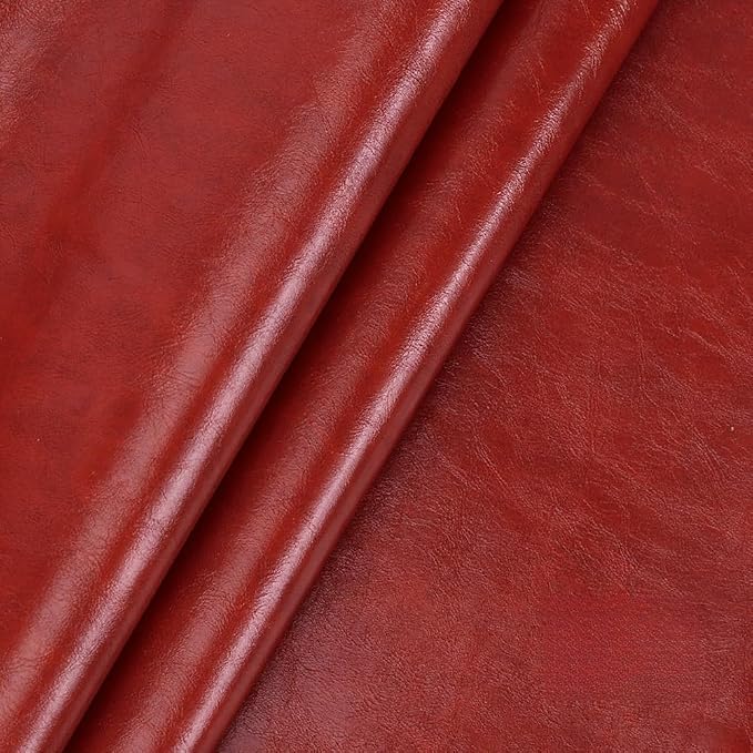 Leather Repair Patch Tape Kit,Self Adhesive Leather Repair Patch,Vinyl Repair Kit for Couches Boat Seats Furniture Cars Sofa Office Chair (Red,19.69"×54.33")