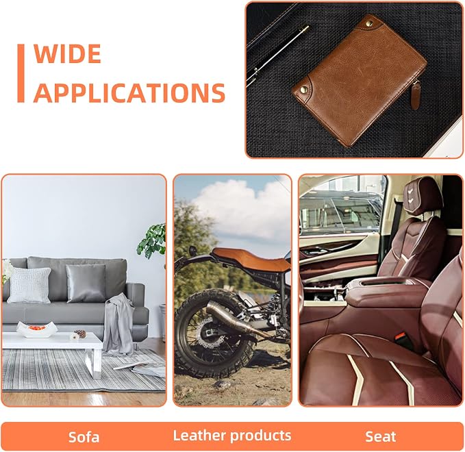 DXBULL Large Leather Repair Kit Self Adhesive Leather Tape Waterproof, DIY Leather Patch for Couches Car Seats Furniture Kitchen Cabinets Wall 47.2 x 78.7 inch (Dark Coffee)