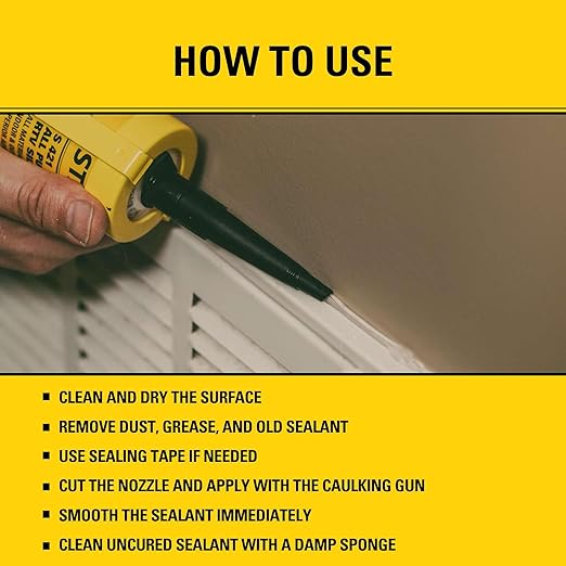 Stanley S421 All-Purpose RTV Silicone Sealant (2 x 10.1 fl.oz.) – 100% Waterproof Translucent Caulk | Industrial-Grade Silicone for Kitchen, Bathroom, Shower, Window, Door, Indoor & Outdoor Use