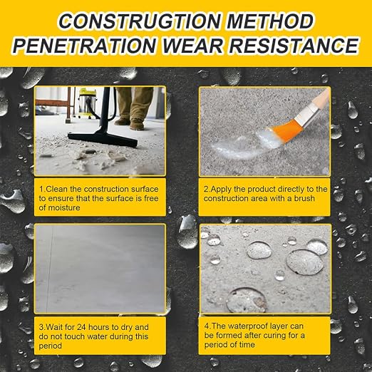 Waterproof Anti-Leakage Agent, Invisible Waterproof Agent Insulation Sealant, Transparent Repairing Leak Adhesive (300g*1Pcs)