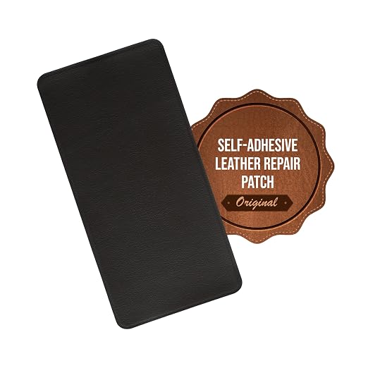MastaPlasta Self-Adhesive Premium Leather Repair Patch - Dark Brown 8" x 4" (20 x 10 cm). Your Instant Upholstery-Quality Leather Repair Kit for Couches, Car Interiors, Bags & DIY