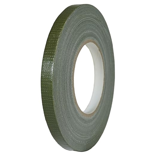 GGR Supplies T.R.U. CDT-36 Industrial Grade Duct Tape. Waterproof and UV Resistant. Multiple Colors Available. 60 Yards. (Olive Drab, 1/2 in.)