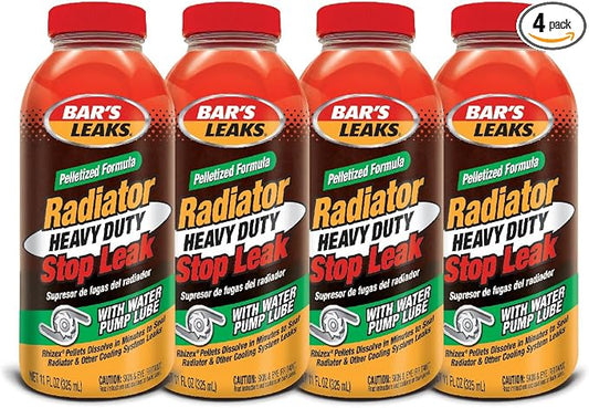 Bar's Leaks PLT11 Pelletized Radiator Stop Leak - 11 oz. (4 Pack),PLT11-4PK