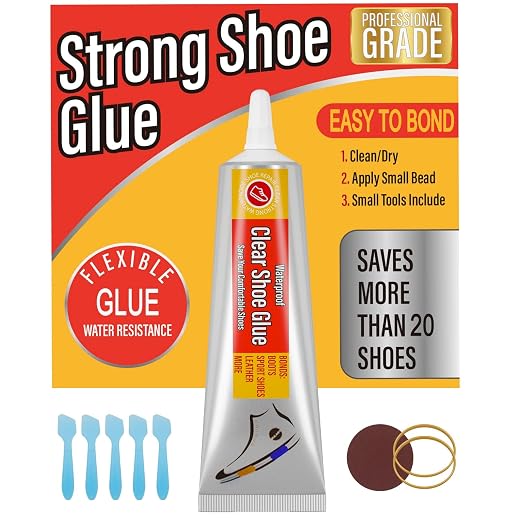 Evatage Waterproof Shoe Glue Kit for Sole Repair - Adhesive for Sneakers, Boots, Leather Handbags, Heels Fix