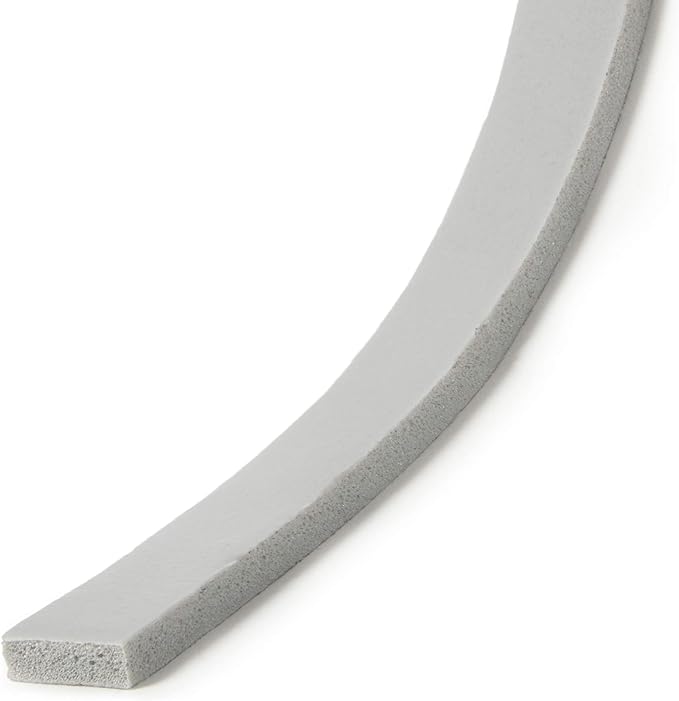 Frost King Vinyl Foam Tape - Closed Cell - Moderate Compression, 3/4" W, 3/16" Thick, 17' L, Grey (Pack of 2)