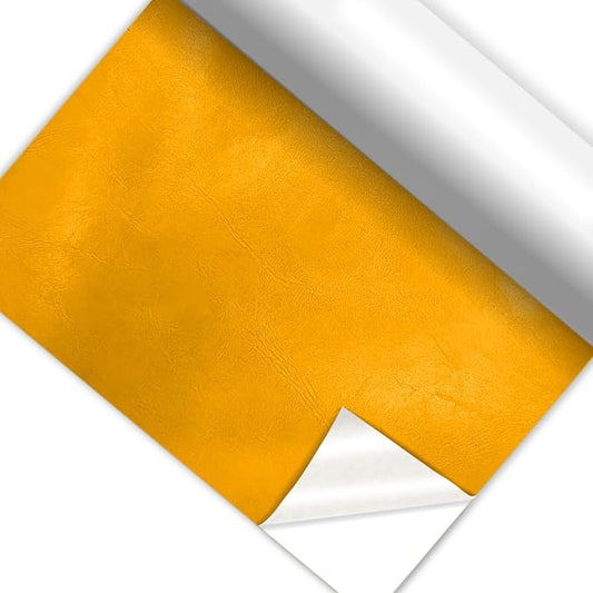 Self Adhesive Faux Leather Repair Patch,1Roll 15x78 Inch Leather Repair Tape for Furniture,Couch Tape for Couches,Bed,Car Seats,Chair,Orange