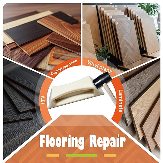 Floor Gap Fixer Tool, Plank Grabber for Vinyl Plank, Laminate, LVP, LVT, Hardwood, Engineered Wood Flooring Repair