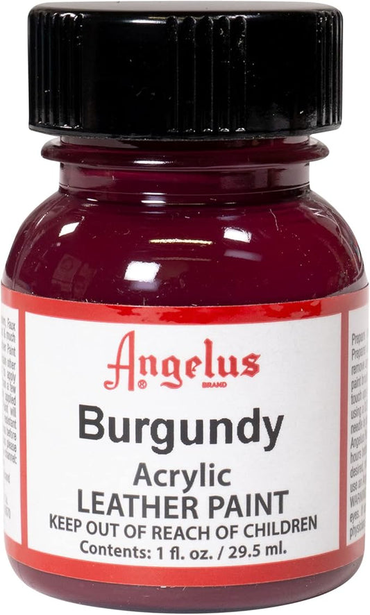 Angelus Acrylic Leather Paint, 1 Fl Oz (Pack of 1), Burgundy